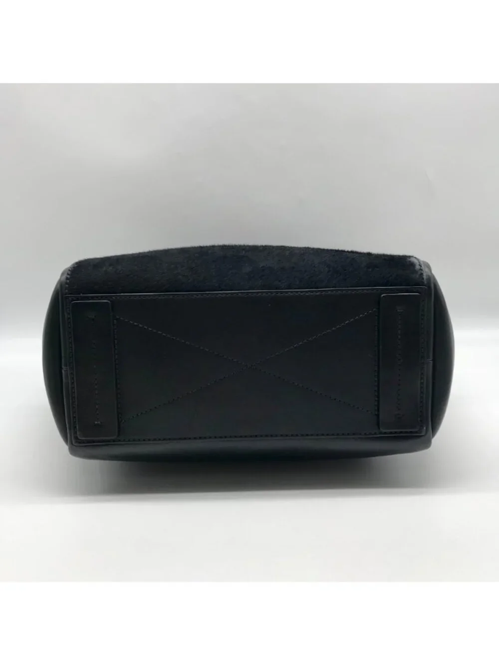 Reed Krakoff Black Leather & Calf Hair Atlantique Satchel